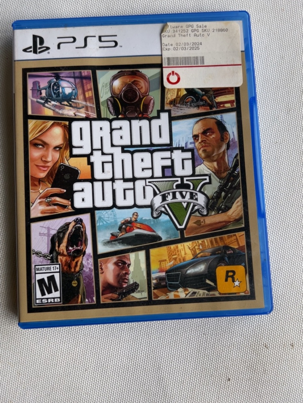 Sony PS5 Grand Theft Auto V - Blue Case